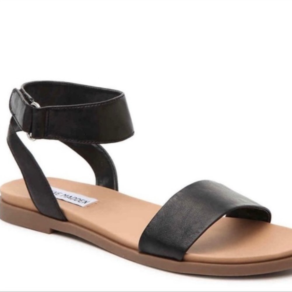 Steve Madden Meghan Sandal Black ~ Size 7.5